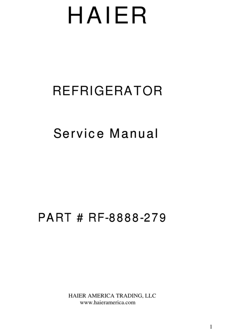Haier RF-8888-279 Service manual