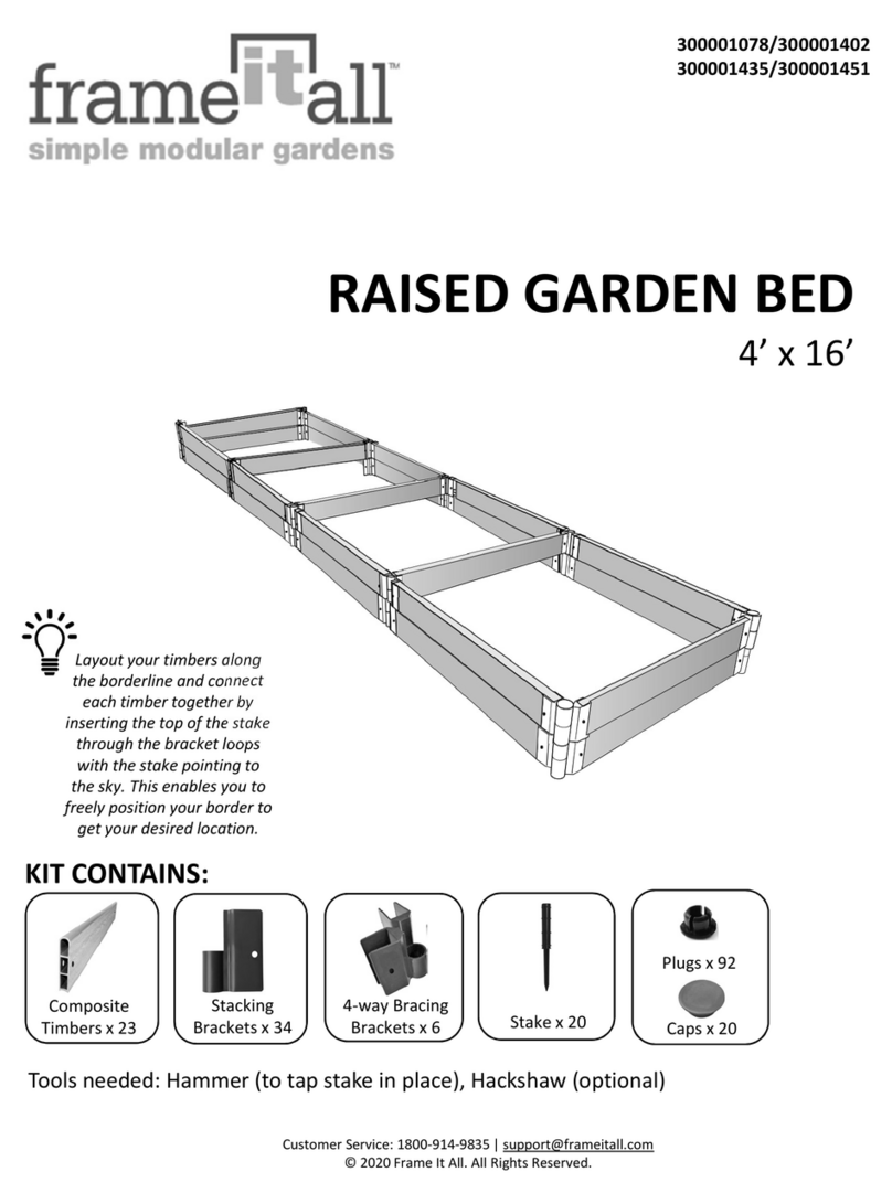 FRAME IT ALL 300001078 User manual