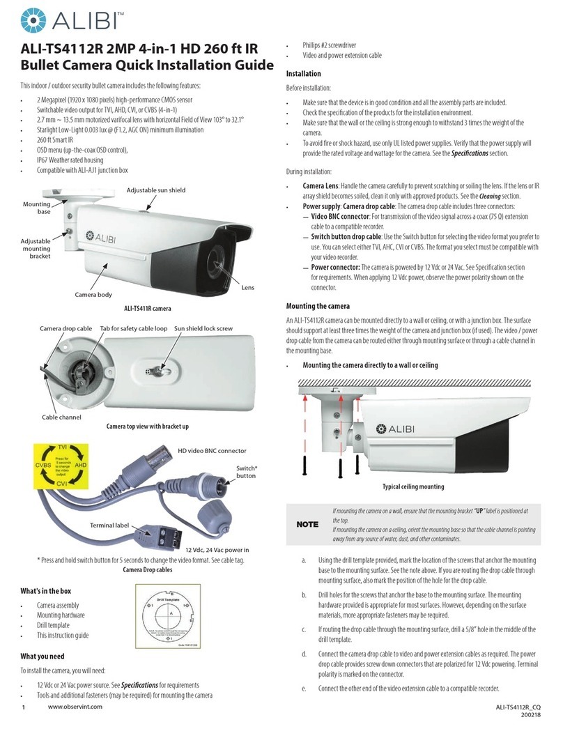 ALIBI ALI-TS4112R User manual