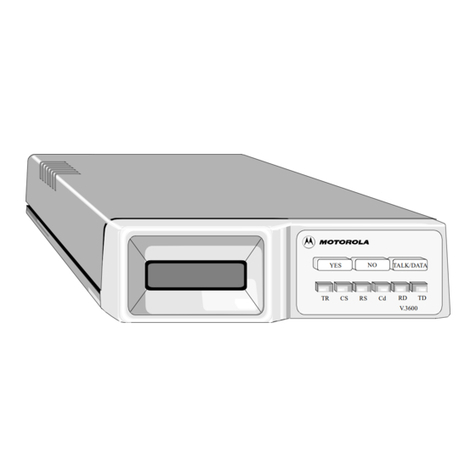 Motorola V.3600 User manual