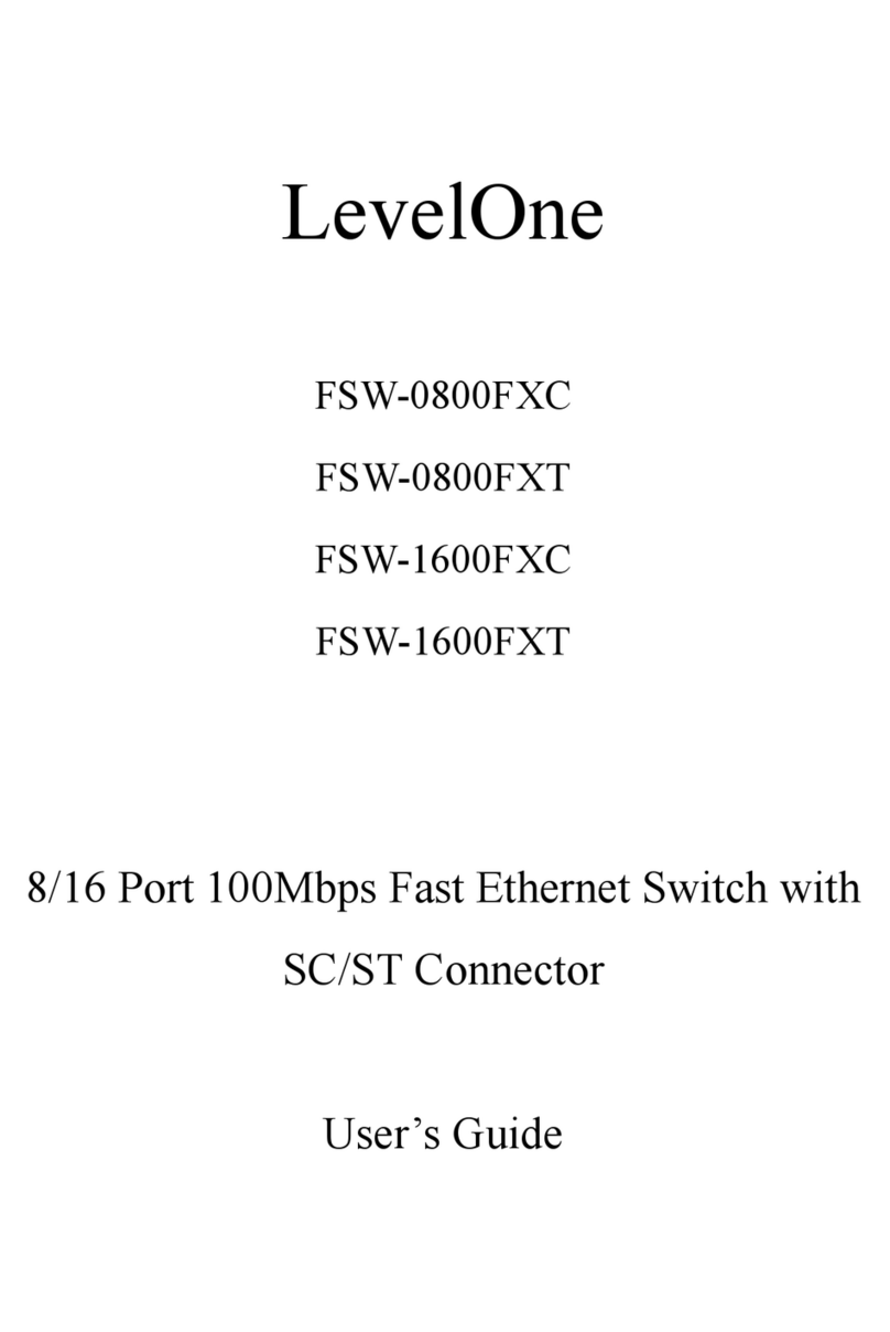 LevelOne FSW-0800FXC user guide