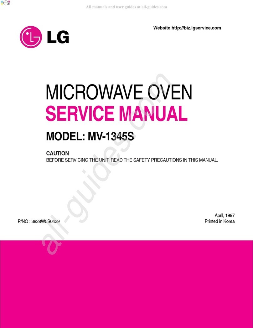 LG MV-1345S User manual