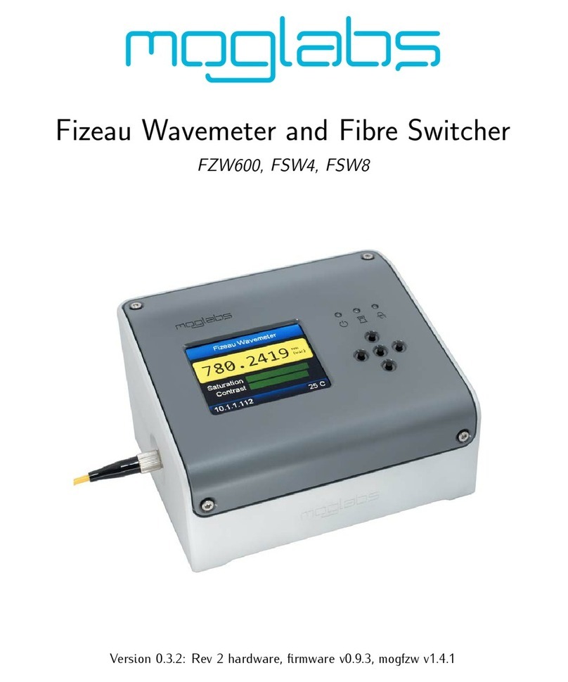 MOGlabs FZW600 User manual