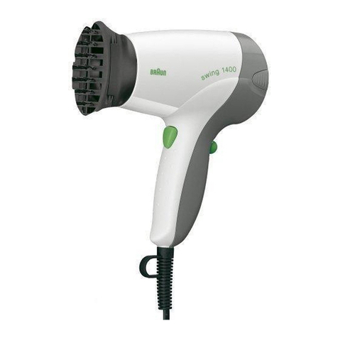 Braun SWING B 1200 User manual