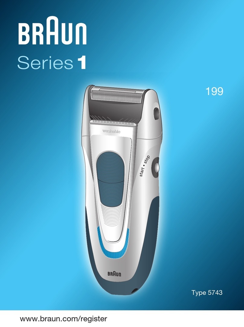 Braun 199 User manual