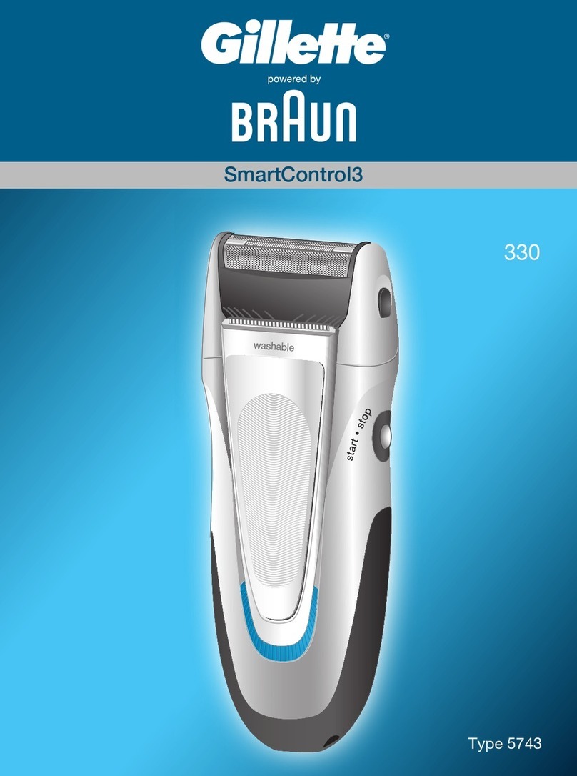 Braun Gillette SmartControl3 330 user guide