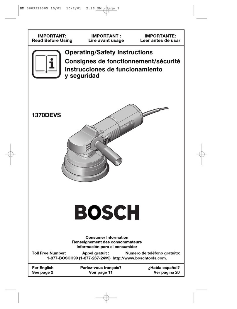 Bosch 1370DEVS Assembly instructions Bosch 1370DEVS Assembly instructions