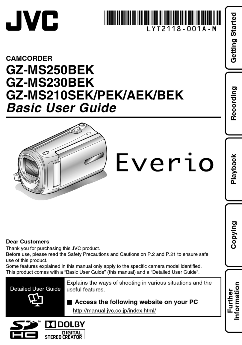 JVC GZ-MS250BEK User manual