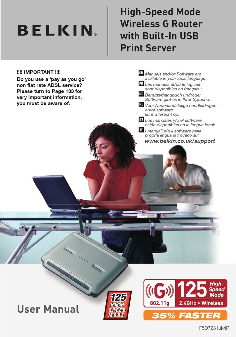 Belkin F5D7231uk4P user manual