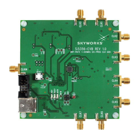 Skyworks Si5356-EVB User manual