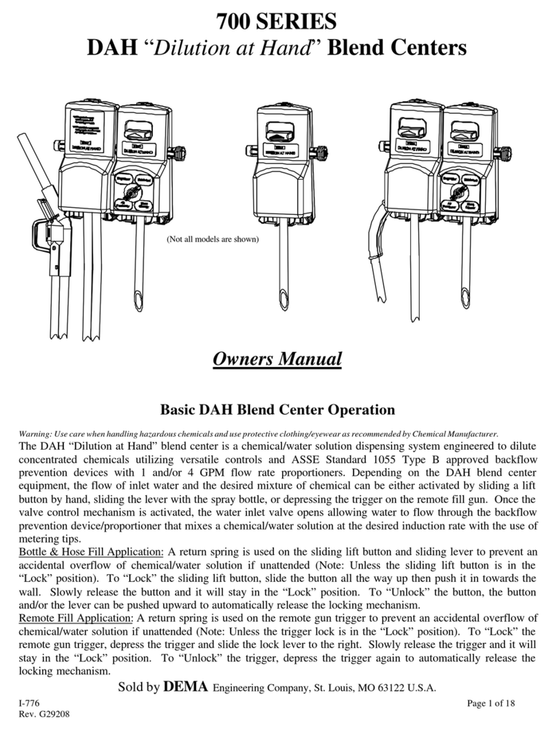 DEMA 700 Series owner's manual