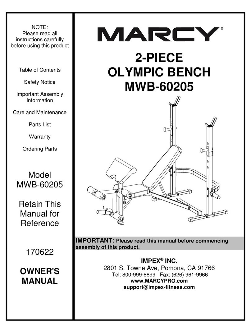 Impex Marcy MWB-60205 User manual