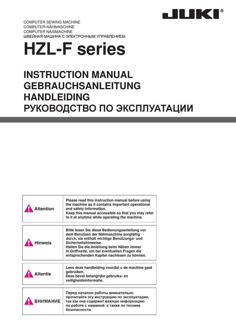 JUKI HZL-F series instruction manual