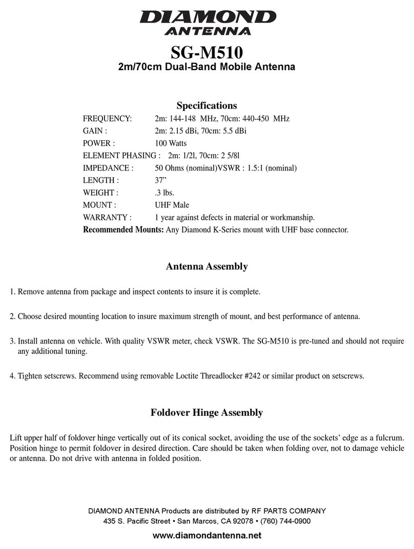 Diamond Antenna SG-M510 Assembly
