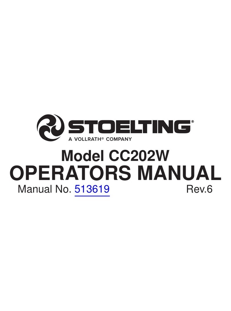 Vollrath Stoelting CC202W User manual
