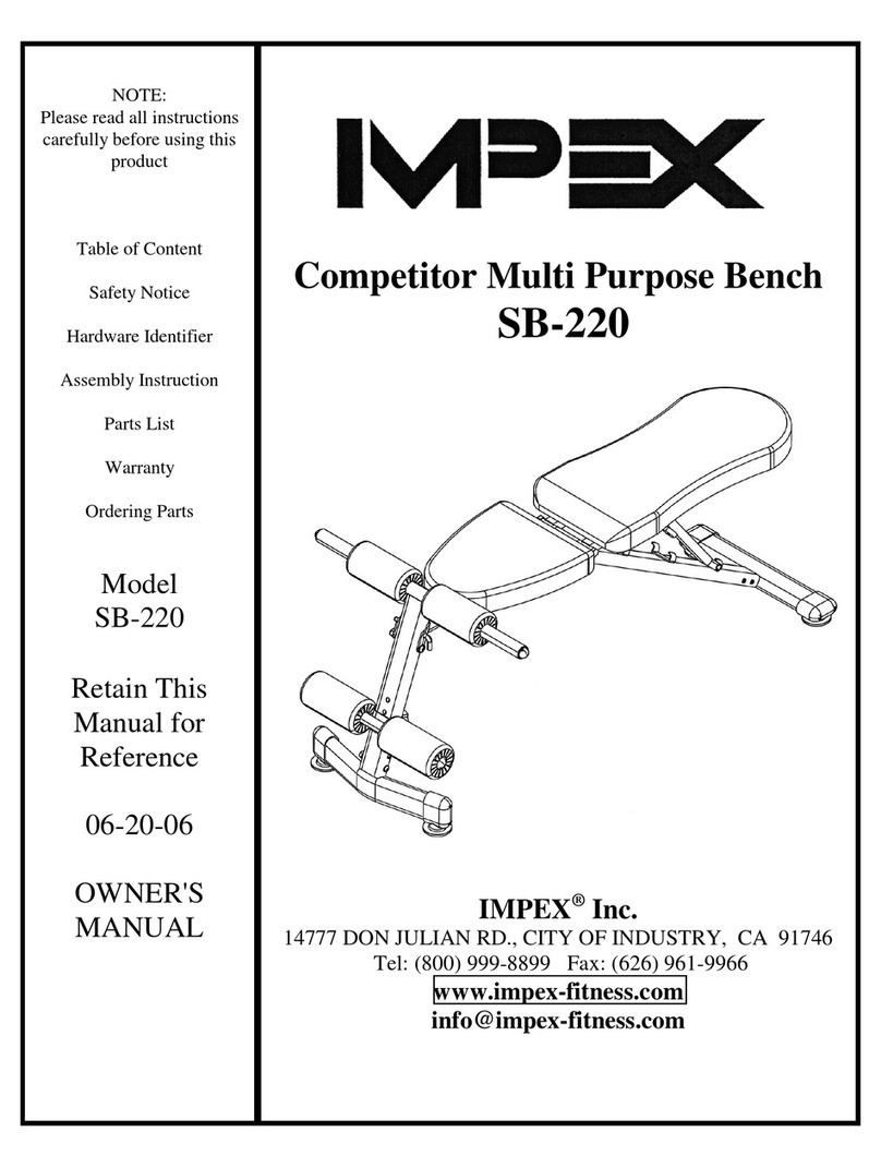 Impex Competitor SB-220 owner's manual