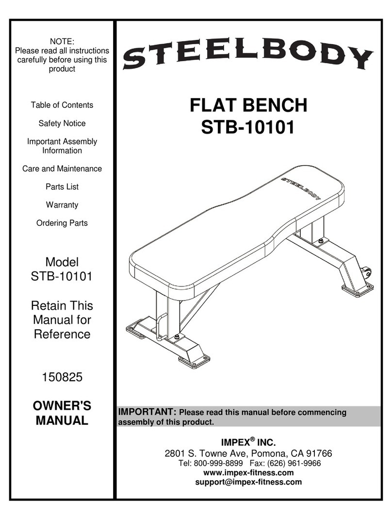 Impex SteelBody STB-10101 owner's manual