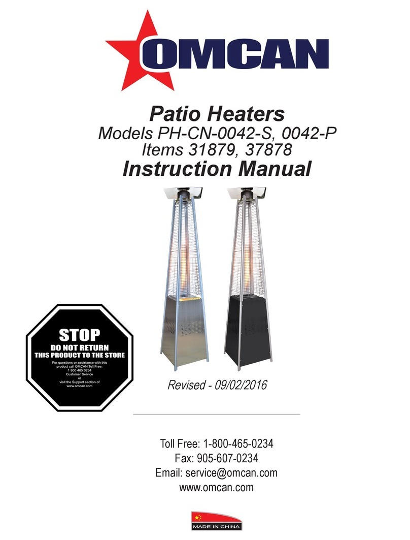 Omcan PH-CN-0042-S instruction manual