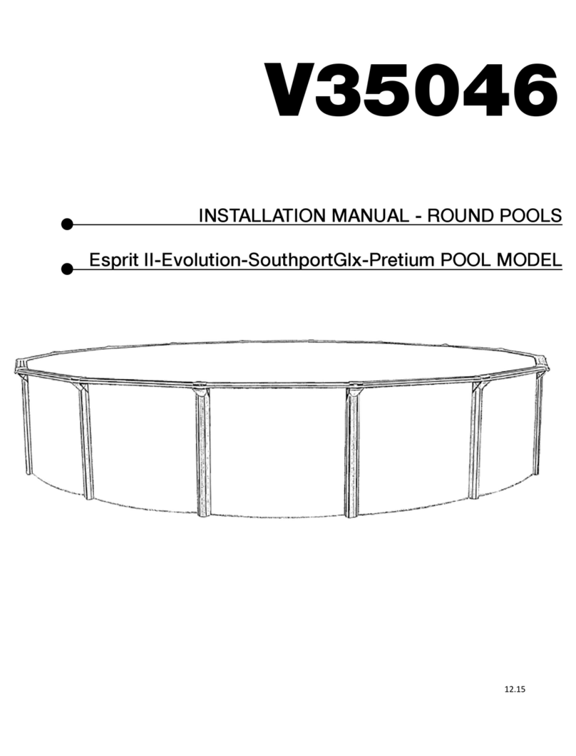 Piscine Solide V35046 installation manual