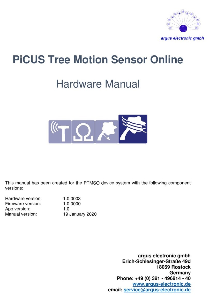 Argus PiCUS Tree Motion Sensor Online User manual