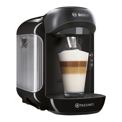 Bosch Tassimo Vivy TAS12A2 User manual Bosch Tassimo Vivy TAS12A2 User manual