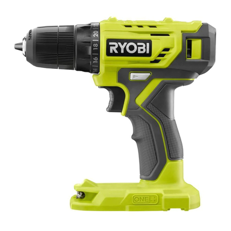 Ryobi P209D User manual