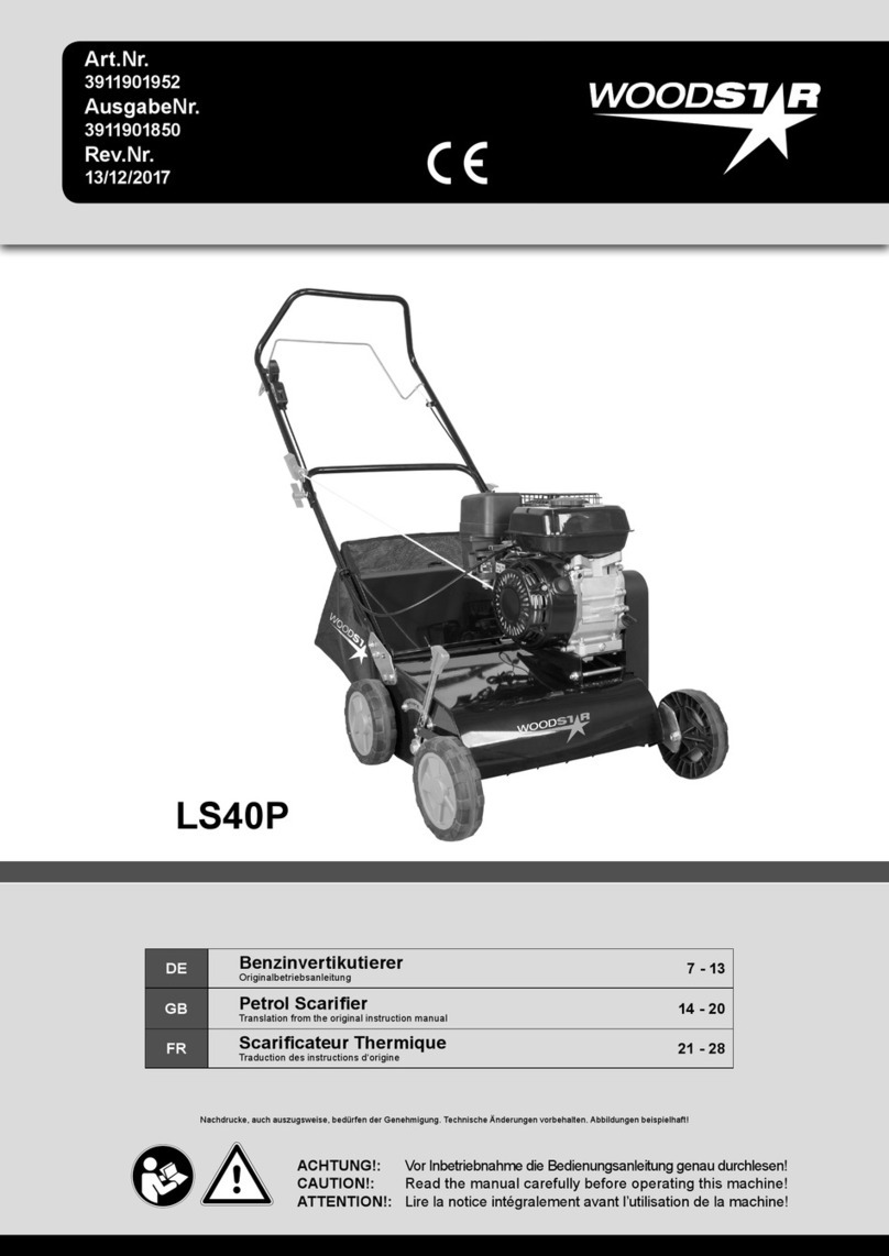 Woodstar LS40P Original instruction manual Woodstar LS40P Original instruction manual