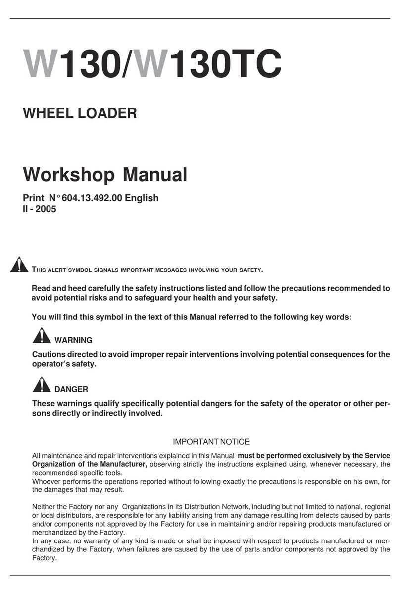 New Holland W130 Instruction manual