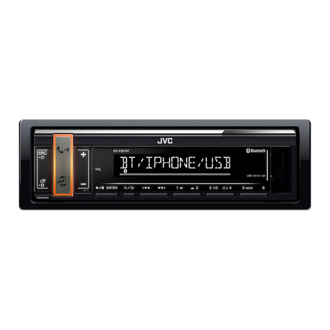 JVC KD-X361BT User manual