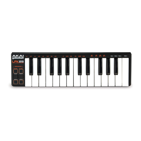 Akai Professional LPK25 Operation guide