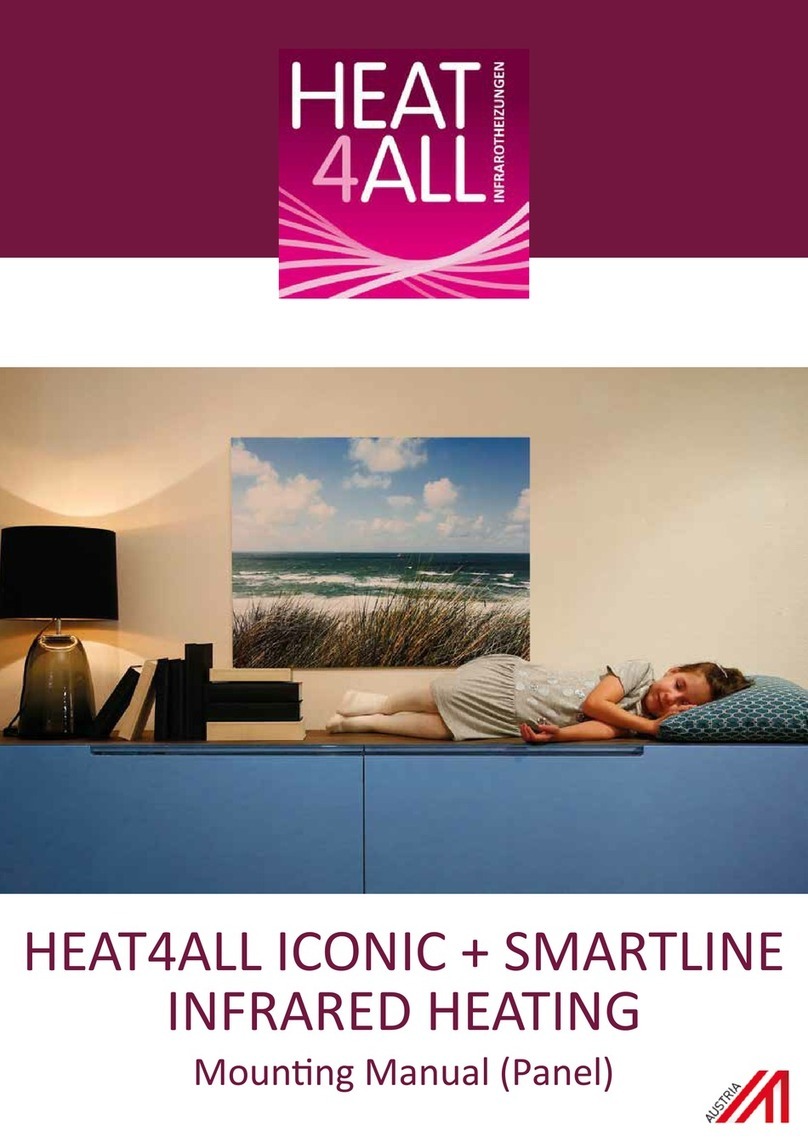 heat4all ICONIC Series Mounting manual