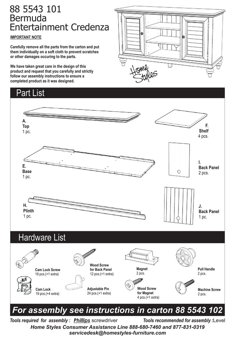 Home Styles 88 5543 101 User manual