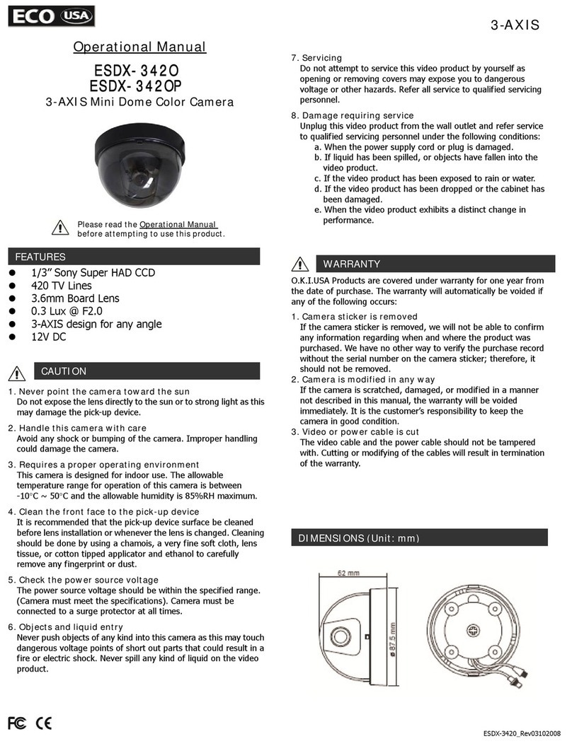 Okina USA Eco Series Operational manual