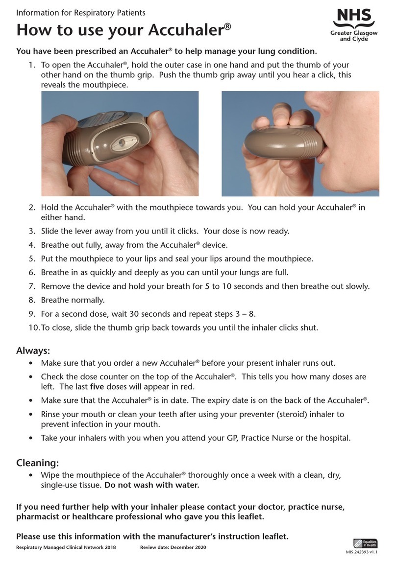 NHS Accuhaler User manual