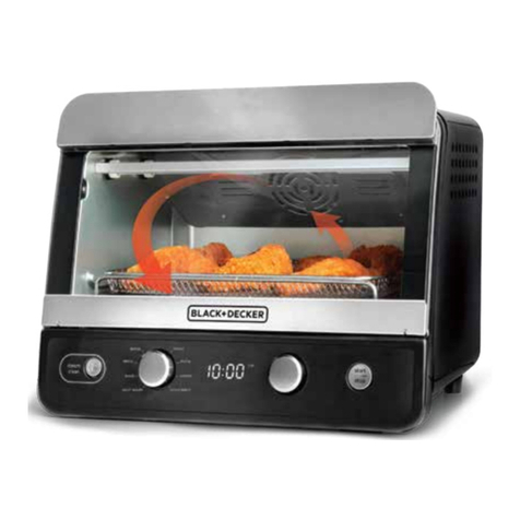 Black & Decker CRISP and BAKE TOD6020B User manual