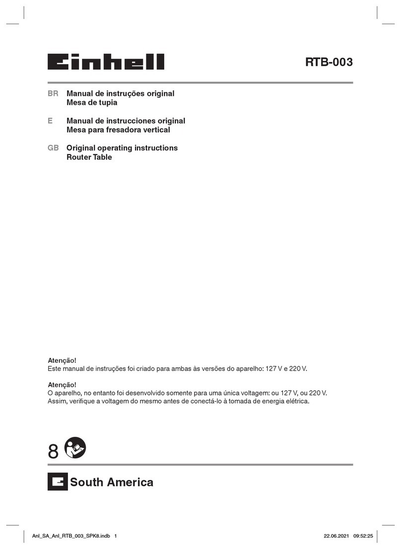 EINHELL RTB-003 User manual