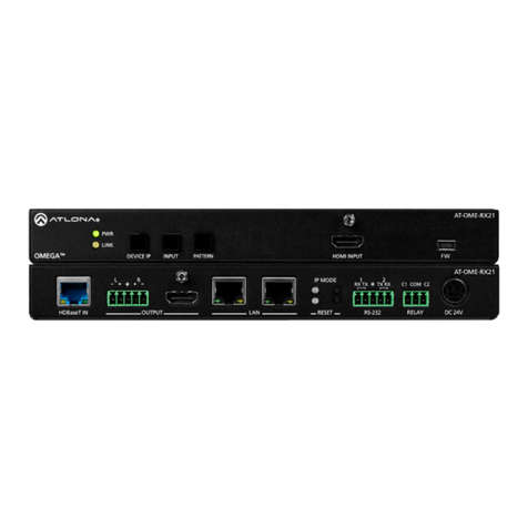 Panduit Atlona Omega AT-OME-RX21 installation guide