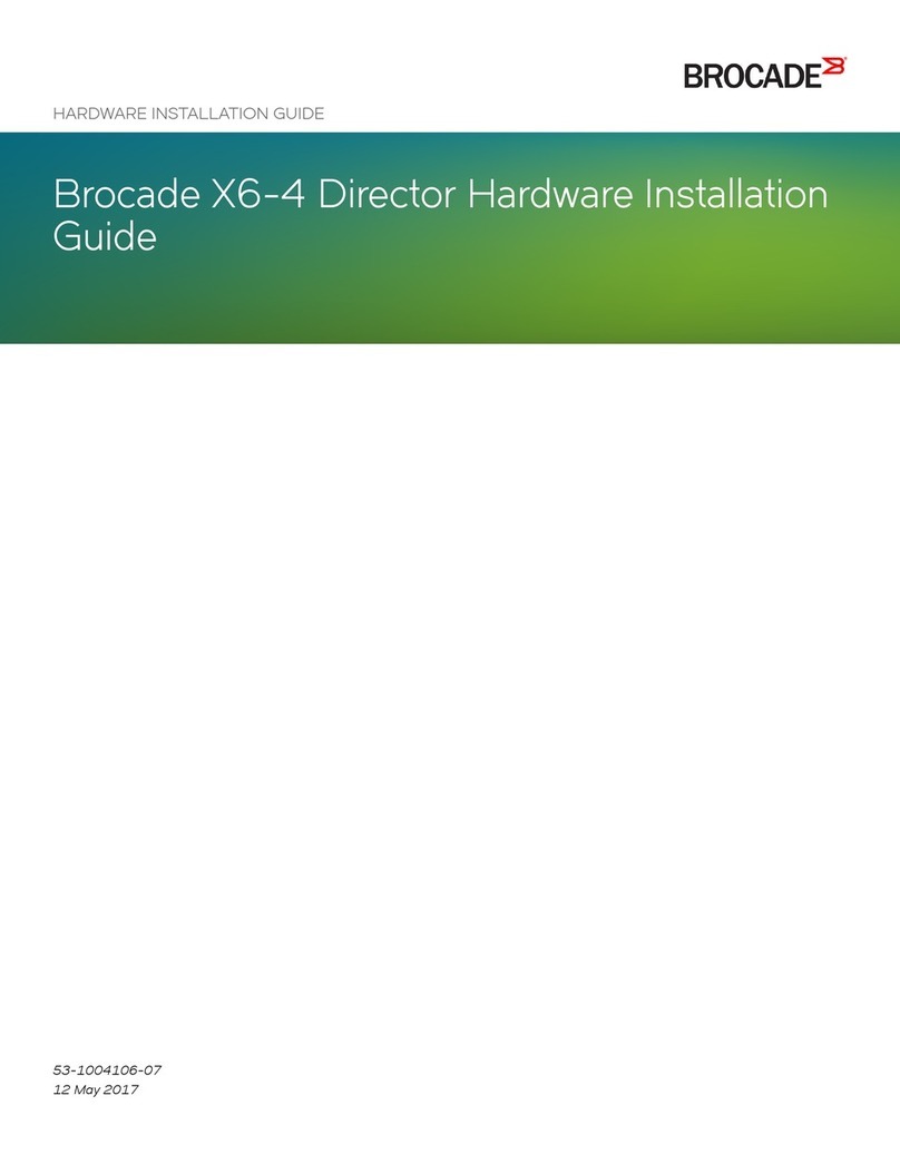 Brocade Communications Systems X6-4 Hardware installation guide