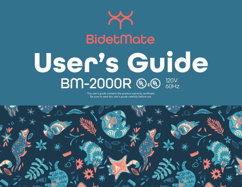 BidetMate BM-2000R user guide