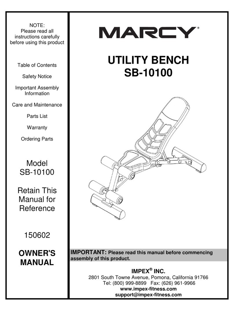 Impex MARCY SB-10100 User manual Impex MARCY SB-10100 User manual