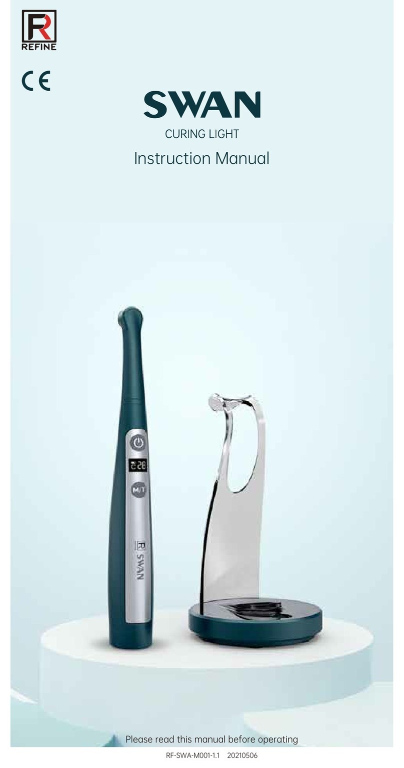 Swann CURING LIGHT instruction manual