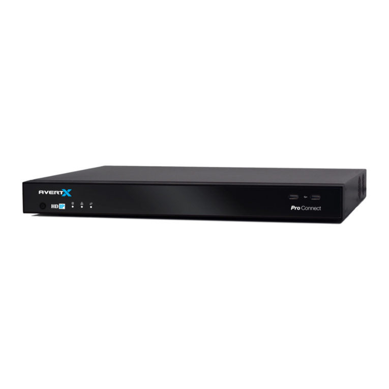 avertX ProConnect user manual
