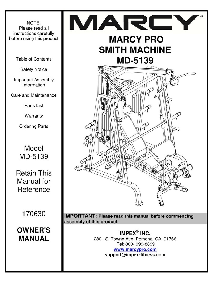 Impex MARCY PRO MD-5139 User manual