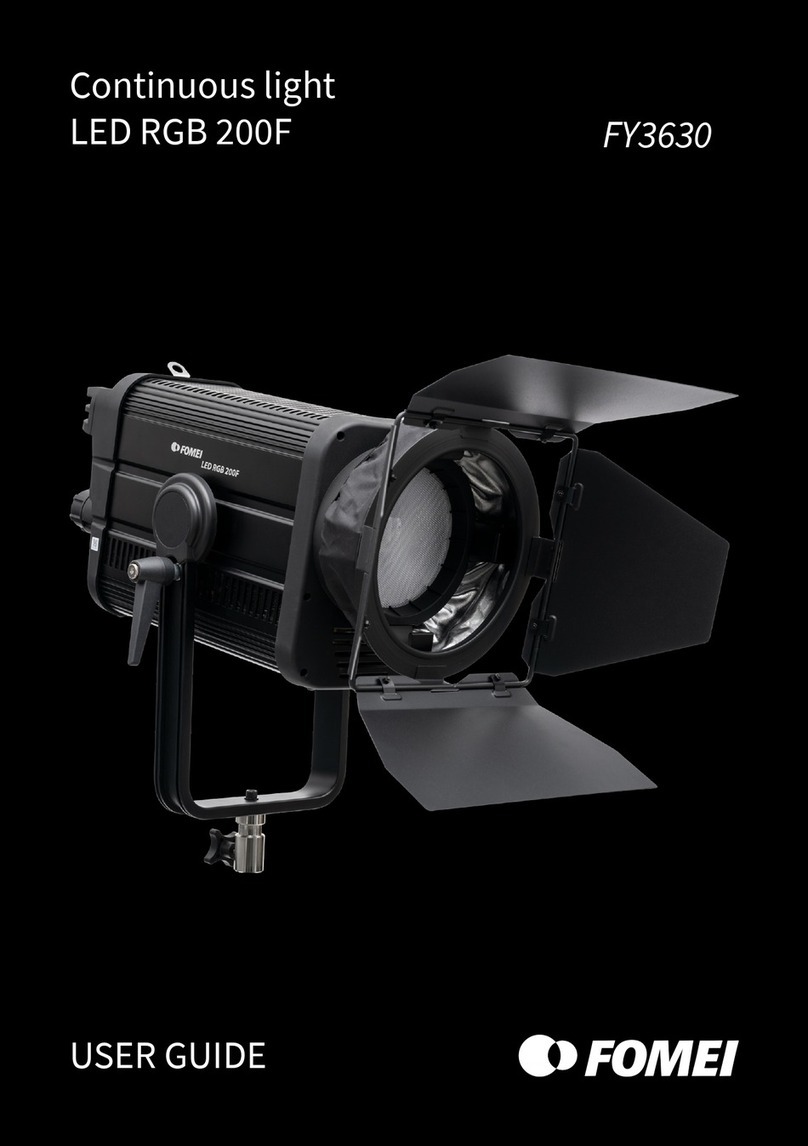 Fomei RGB 200F LED User manual