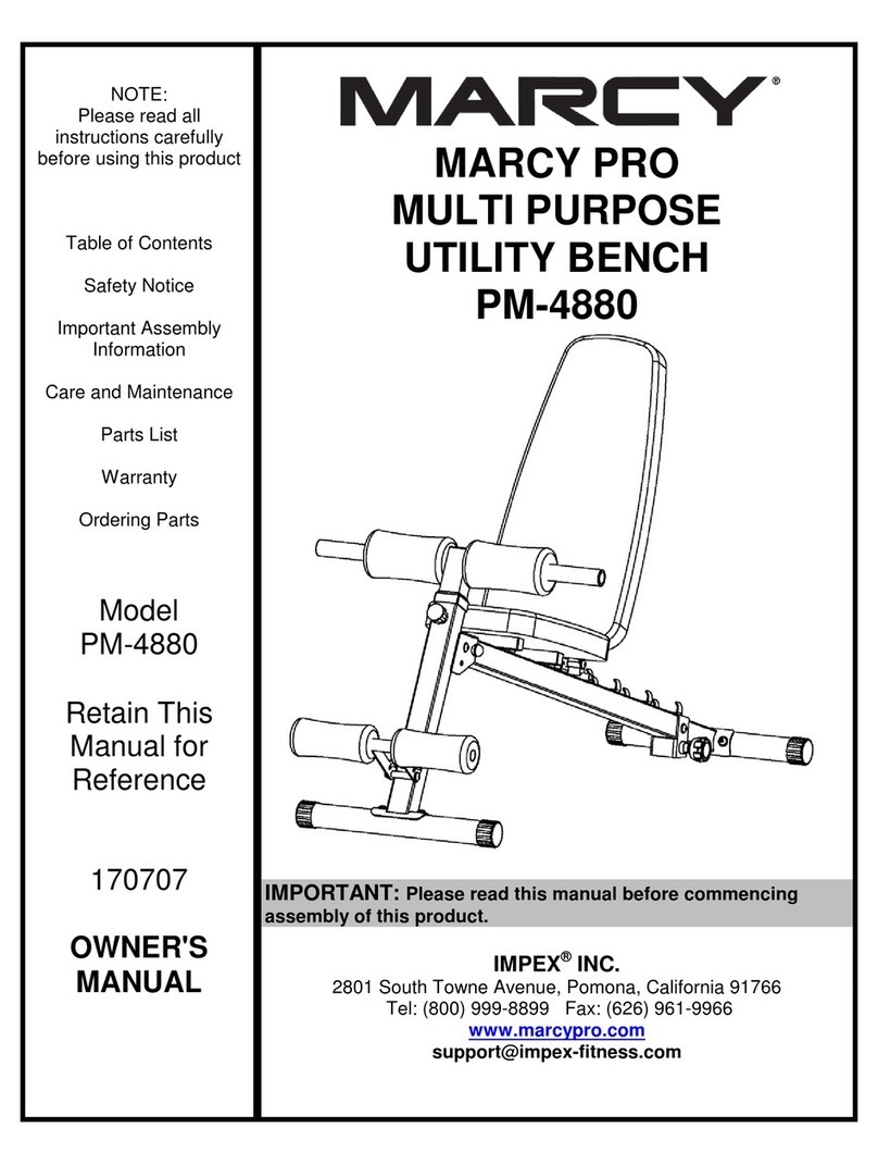 Impex MARCY PRO PM-4880 User manual Impex MARCY PRO PM-4880 User manual