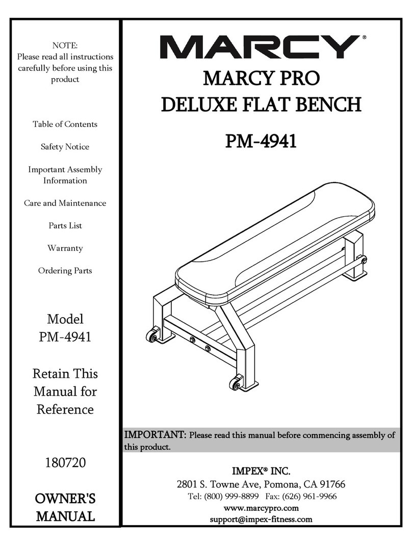 Impex MARCY PRO DELUXE PM-4941 User manual