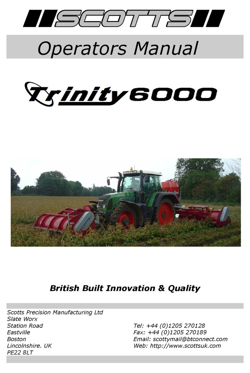 Scotts Trinity6000 Operator's manual
