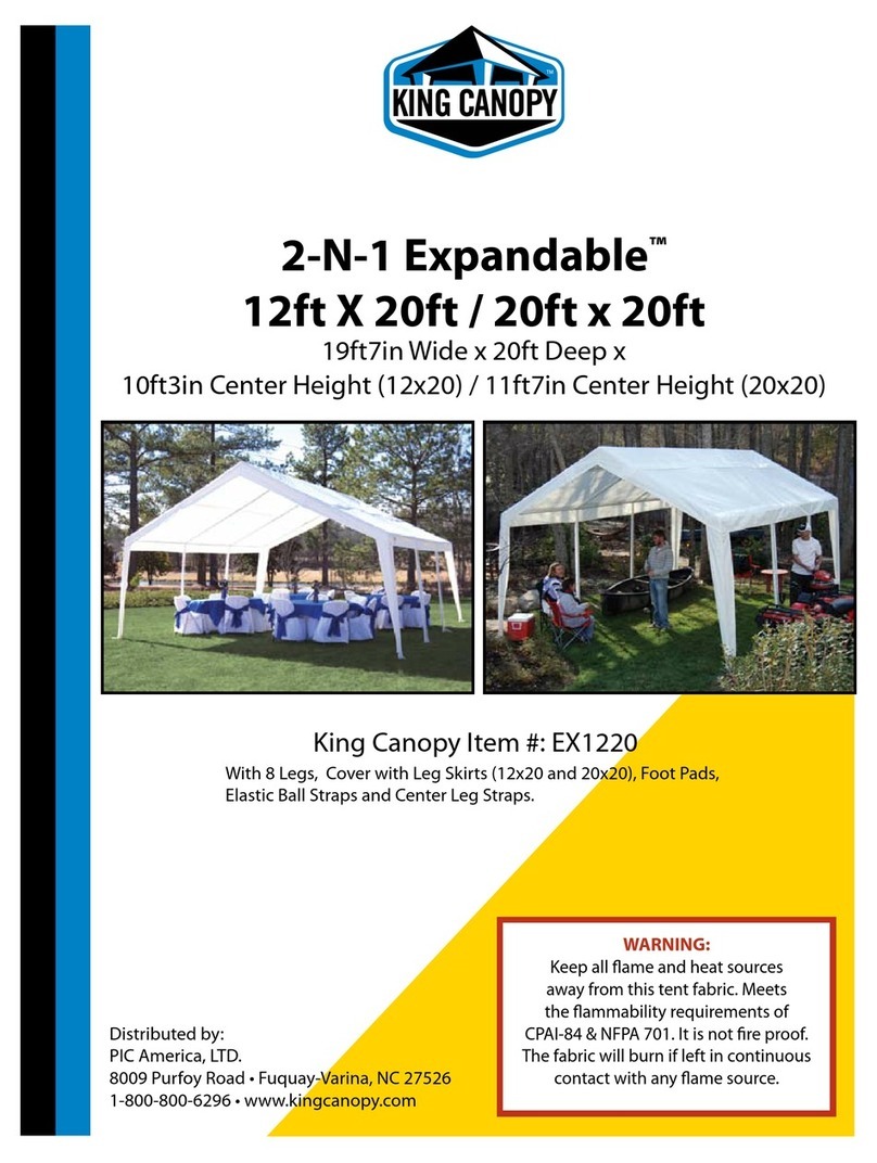 KING CANOPY EX1220 User manual