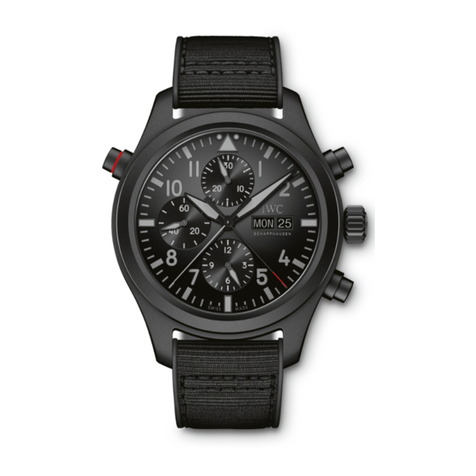 iwc Pilot's Watch Double Chronograph TOP GUN operating instructions
