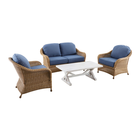 Allen + Roth SERENA PARK LOVESEAT FRS90466 User manual